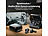 auvisio KI-Echtzeitzeitübersetzer & In-Ear-Kopfhörer, 135 Sprachen, ANC, 28 dB auvisio KI-Echtzeitzeitübersetzer & In-Ear-Kopfhörer in Lade-Etui mit Touch-Display, ANC, App