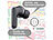auvisio KI-Echtzeitzeitübersetzer & In-Ear-Kopfhörer, 135 Sprachen, ANC, 28 dB auvisio KI-Echtzeitzeitübersetzer & In-Ear-Kopfhörer in Lade-Etui mit Touch-Display, ANC, App