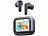 auvisio KI-Echtzeitzeitübersetzer & In-Ear-Kopfhörer, 135 Sprachen, ANC, 28 dB auvisio KI-Echtzeitzeitübersetzer & In-Ear-Kopfhörer in Lade-Etui mit Touch-Display, ANC, App