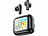 auvisio KI-Echtzeitzeitübersetzer & In-Ear-Kopfhörer, 135 Sprachen, ANC, 28 dB auvisio KI-Echtzeitzeitübersetzer & In-Ear-Kopfhörer in Lade-Etui mit Touch-Display, ANC, App