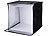 Somikon Fotobox zum Fotografieren, faltbar, mit LED-Licht, 60 x 60 x 60 cm Somikon Foto-Lichtzelte mit Fotolampen