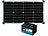 revolt 230-V-Powerstation & Solarkonverter, LiFePO4, 111 Wh, 60-W-Solarpanel revolt 2in1-Solar-Generatoren & Powerbanks, mit externer Solarzelle