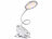 Lunartec 2er-Set Akku-Touch-Leseleuchten mit Klemmhalterung, dimmbar, 238 lm Lunartec Akku-Touch-Leselampen mit Klemmhalterung und Schwanenhals 