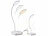 Britesta Dimmbare Akku-Schwanenhals-Schreibtischleuchte, 245 Lumen, 7 Watt, CCT Britesta Akku-Schwanenhals-Schreibtischleuchten mit dimmbaren CCT-LEDs 