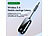 auvisio Audio-Transmitter & Receiver mit Flugzeugadapter, Bluetooth 5.4, Akku auvisio Audio-Transmitter & Receiver mit Flugzeugadapter, Bluetooth 
