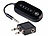 auvisio Audio-Transmitter & Receiver mit Flugzeugadapter, Bluetooth 5.4, Akku auvisio Audio-Transmitter & Receiver mit Flugzeugadapter, Bluetooth 