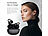 auvisio 2er-Set Open-Ear Clip-on-Stereo-Headset, Bluetooth 6.0, Ladecase auvisio Clip-on-Stereo-Headsets mit Bluetooth und Ladecase 