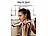 auvisio Open-Ear Clip-on-Stereo-Headset, Bluetooth 6.0, Freisprechen, Ladecase auvisio Clip-on-Stereo-Headsets mit Bluetooth und Ladecase 