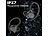 auvisio Kabellose In-Ear-Kopfhörer, Bluetooth 5.3, wasserdicht IPX7, Ladecase auvisio Wasserdichte In-Ear-Headsets mit Bluetooth 
