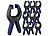 AGT 10er-Set Klemmzwingen, 14 kg Klemmkraft, 8 cm Spannweite AGT Klemmzwingen 