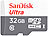 SanDisk Ultra microSDHC, 32 GB, 80 MB/s, Class 10, UHS-I, mit Adapter SanDisk microSD-Speicherkarten UHS U1