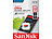 SanDisk Ultra microSDXC, 200 GB, 120 MB/s, Class 10, U1, A1, mit Adapter SanDisk microSD-Speicherkarten UHS U1