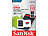 SanDisk Ultra microSDXC, 400 GB, 120 MB/s, Class 10, U1, A1, mit Adapter SanDisk microSD-Speicherkarten UHS U1