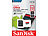 SanDisk Ultra microSDXC, 512 GB, 120 MB/s, Class 10, U1, A1, mit Adapter SanDisk microSD-Speicherkarten UHS U1