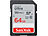 SD-Speicherkarte (SDHC): SanDisk Ultra SDXC-Speicherkarte, 64 GB, 120 MB/s, Class 10, U1