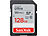 SanDisk Ultra SDXC-Speicherkarte, 128 GB, 120 MB/s, Class 10, U1 SanDisk SD-Speicherkarten UHS U1