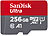 SanDisk Ultra microSDXC (SDSQUAC-256G-GN6MA), 256 GB, 150 MB/s, U1 / A1 SanDisk microSD-Speicherkarten UHS U1