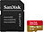 SanDisk Extreme microSDXC (SDSQXAV-256G-GN6MA), 256 GB, 190 MB/s, U3 / A2 SanDisk microSD-Speicherkarten UHS U1