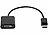 DVI Kabel: hp Adapter DisplayPort auf DVI, 19cm, schwarz