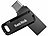 SanDisk Ultra Dual Drive Go USB-Stick mit USB-C und USB-A, 256 GB, schwarz SanDisk USB-Speichersticks mit USB Typ C