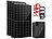 Marstek Solaranlage für die Steckdose: ON-Grid-Solarakku & 4x 440W Solarmodule Marstek On-Grid-Solarakku mit MPPT-Laderegler, WLAN & App