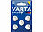 Varta Electronics Lithium Knopfzelle, CR2016, 3V, Retail Blister (5er-Pack)
