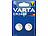 Batterien Typ CR2430: Varta 2er-Pack Electronics Lithium-Knopfzellen CR2430, 3 V, Retail Blister