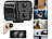 7links Micro-IP-Kamera, WLAN, Full HD, Akku, PIR, Nachtsicht, 12 Mon. Standby 7links HD-Micro-IP-Überwachungskameras mit Nachtsicht und App