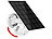 revolt 2er - Universal-Solarpanel für Akku-IP-Kameras, 3W, IP65 revolt Solarpanele mit Micro-USB-Anschluss für Akku-Überwachungskameras