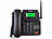 simvalley communications 4G-Tischtelefon, Hotspot-Funktion, WLAN, Akku, ohne Vertrag & SIM-Lock simvalley communications 4G-Tischtelefone mit Hotspot, SOS-Taste und Radio