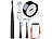 Elektrische Zahnbürste: newgen medicals Smarte Schallzahnbürste, 5 Reinigungsmodi, USB-C-Port, Bluetooth, App