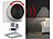 Luminea Home Control 2er-Set mobile Lichtschalter & Dimmer für Lampen LAV-165/175.rgbw Luminea Home Control Lichtschalter mit Dimmerfunktion für Bluetooth-kompatible ELESION-Lampen