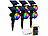 Lunartec 6er-Set RGB-CCT-LED-Spot mit Bluetooth, 50 lm, 1 W, IP44 inkl. Gateway Lunartec