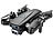 Simulus Faltbare GPS-Drohne mit 4K-Cam, Brushless-Motor, WLAN, Follow-Me, App Simulus 