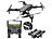 Simulus Faltbare GPS-Drohne mit 4K-Cam, Brushless-Motor, WLAN, Follow-Me, App Simulus Faltbare GPS-WLAN-Quadrokopter mit 4K-Kamera