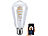 Luminea Home Control 2er-Set LED-Filament-Lampen E27, CCT, 4,5 W (ersetzt 35 W), für ZigBee Luminea Home Control