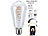Luminea Home Control 2er-Set LED-Filament-Lampen E27, CCT, 4,5 W (ersetzt 35 W), für ZigBee Luminea Home Control