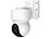 7links Pan-Tilt-Akku-Überwachungskamera mit Full HD, WLAN & App, 120°, IP65 7links Pan-Tilt-Überwachungskameras mit Akku, WLAN & App