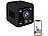 Somikon Akku-Micro-IP-Kamera, HD 720p, 120° Weitwinkel, Nachtsicht, WLAN Somikon HD-Micro-IP-Überwachungskameras mit Nachtsicht und App