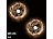 Lunartec 2er LED-Büschel-Lichterkette, 600 LEDs, 8 Modi, IP44, 6 m, warmweiß Lunartec LED-Lichtergirlanden
