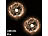 Lunartec 2er LED-Büschel-Lichterkette, 2.000 LEDs, 8 Modi, IP44, 20 m, warmweiß Lunartec LED-Lichtergirlanden