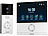 Somikon Full-HD-Video-Türsprechanlage mit Touchscreen, App, Versandrückläufer Somikon WLAN-Video-Türsprechanlagen mit Touchscreen- und App-Steuerung