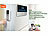 Somikon Full-HD-Video-Türsprechanlage mit 17,8-cm-Touchscreen (7"), WLAN, App Somikon WLAN-Video-Türsprechanlagen mit Touchscreen- und App-Steuerung