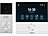 Somikon Full-HD-Video-Türsprechanlage mit 17,8-cm-Touchscreen (7"), WLAN, App Somikon