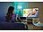 Luminea Home Control 2in1-WLAN- und IR-Touch-Fernbedienung für ELESION-Szenen, Hifi & Co. Luminea Home Control 2in1-WLAN- & IR-Fernbedienungen für ELESION-Szenen, TV, Hifi & Co