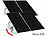 revolt 4er Universal Solarpanel für Akku IP Kameras mit Micro USB Port revolt