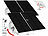 revolt 4er Universal Solarpanel für Akku IP Kameras mit Micro USB Port revolt