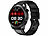 newgen medicals Fitness-Smartwatch, EKG-, Blutdruck- & SpO2-Anzeige, App, IP67 newgen medicals Fitness-Smartwatches mit EKG- und SpO2-Anzeige, Brustgurt-kompatibel