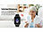 simvalley MOBILE 4G/LTE-Senioren-GPS-Handy-Uhr mit Garantruf Easy und Video-Telefonie simvalley MOBILE 4G/LTE-Senioren-GPS-Handy-Uhren mit Notfall-SOS-Funktion