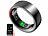 newgen medicals Fitness- & Schlaftracker-Ring mit Herzfrequenz- & SpO2-Anzeige, Gr. 57 newgen medicals Fitness- und Schlaftracker-Ringe mit SOS-Funktion und Touch-Steuerung